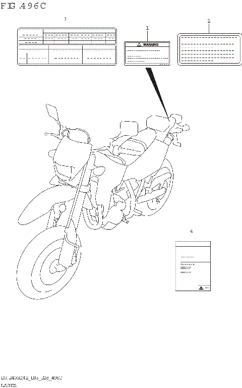 LABEL (DR-Z400S:E03)