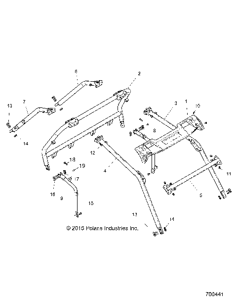 CHASSIS, CAB FRAME - Z16VDE92NH/NW (700441)