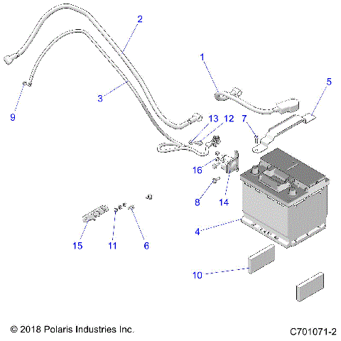 ELECTRICAL, BATTERY - Z20ASS99C2/CH/FH (C701071-2)