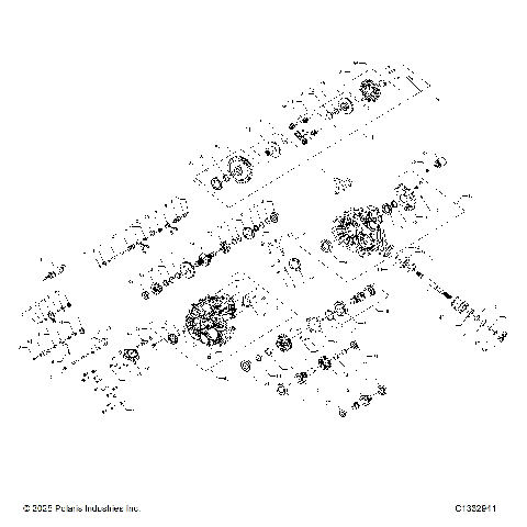 DRIVE TRAIN, MAIN GEARCASE INTERNALS (C1332941)