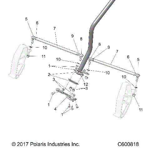 STEERING, LOWER - S21CBU5BSL (C600818)