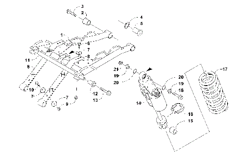REAR SUSPENSION FRONT ARM ASSEMBLY [101912]