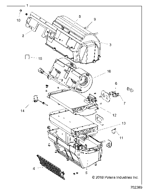 BODY, HVAC ASSEMBLY - R21RRZ99A9/AC/AP/AW/B9/BC/BP/BW (702389)