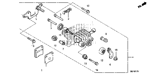 PARKING BRAKE CALIPER