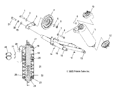 TORQUE ARM, REAR (M-10) - S07PD7FS/PD7FE (4997159715C02)