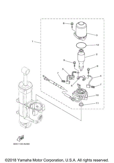 POWER TRIM TILT ASSY 2
