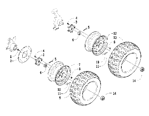 WHEEL AND TIRE ASSEMBLY [90680]