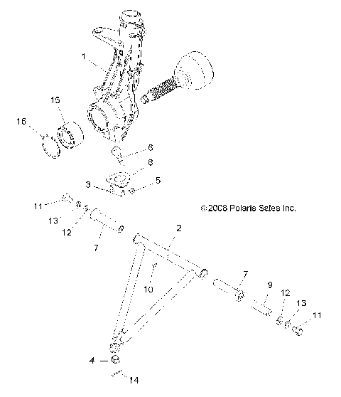 SUSPENSION, A-ARM and STRUT MOUNTING - A10NA32FA (49ATVSUSPFRT10TBLZR)