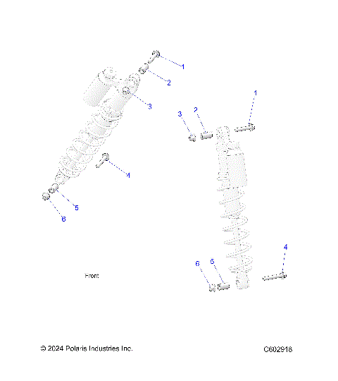 SUSPENSION, IFS SHOCKS MNTG. - S25AJT6REL (C602918)