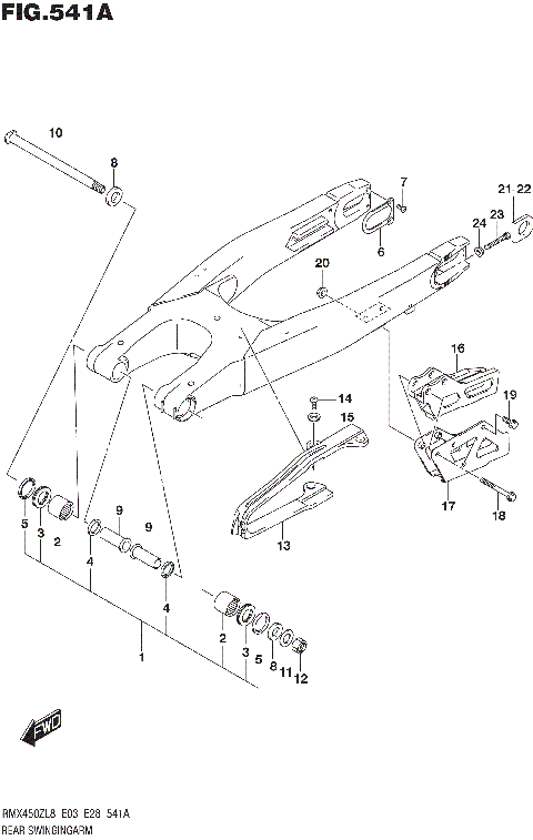 REAR SWINGINGARM