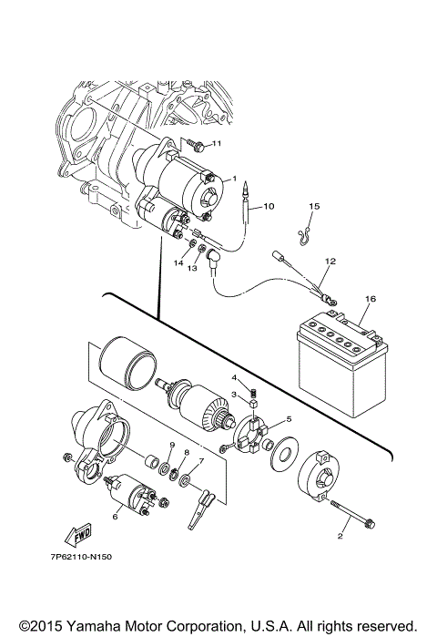 STARTING MOTOR