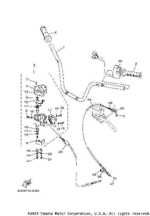 STEERING HANDLE & CABLE