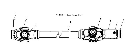 SHAFT, PROP, FRONT - A07MH76FA (4999200299920029B09)
