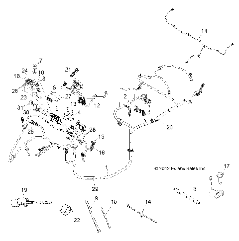 ELECTRICAL, WIRE HARNESSES - R12RC08GA/GH/FA/FH (49RGRHARNESS12EV)