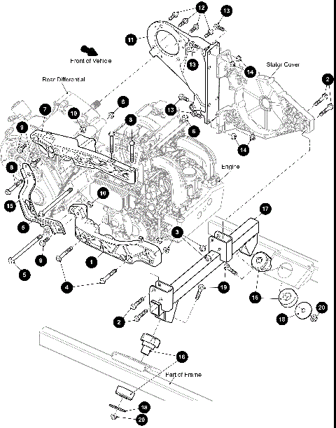 ENGINE MOUNTING