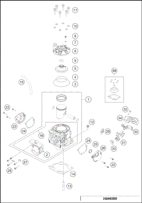 CYLINDER, CYLINDER HEAD