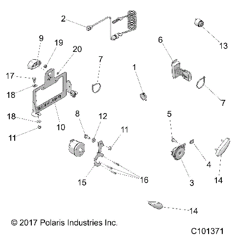 ELECTRICAL, TURN SIGNALS - A18SXS95CC/CR/EC/ER (C101381)