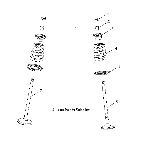 VALVES - W045305CA/IA/CB/IB/IE/CC/IC/CD/ID/IF (4990579057C03)