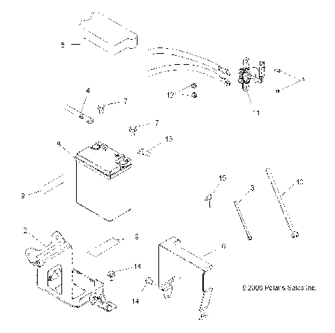 ELECTRICAL, BATTERY - A10LH46AX/AZ (49ATVBATTERY09SP400)
