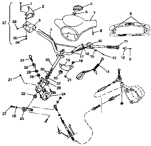 STEERING SLT 780 B974588 (4941174117A013)