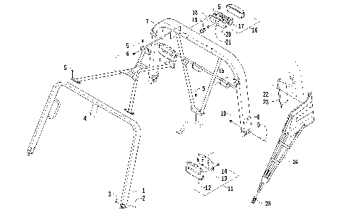 ROPS AND TAILLIGHT ASSEMBLY [94115]