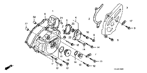LEFT CRANKCASE COVER