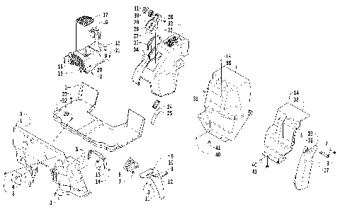 CONSOLE AND FLOOR PANEL ASSEMBLY [92598]