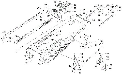 TUNNEL AND REAR RACK ASSEMBLY [103253]