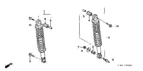 REAR SHOCK ABSORBER
