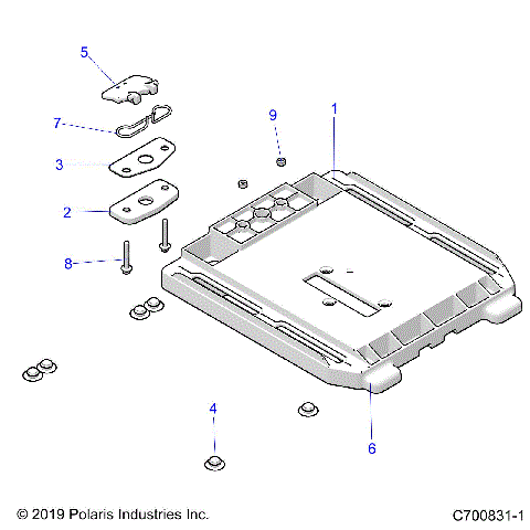 BODY, SEAT BASE - Z21ASS99C5/E5 (C700831-1)