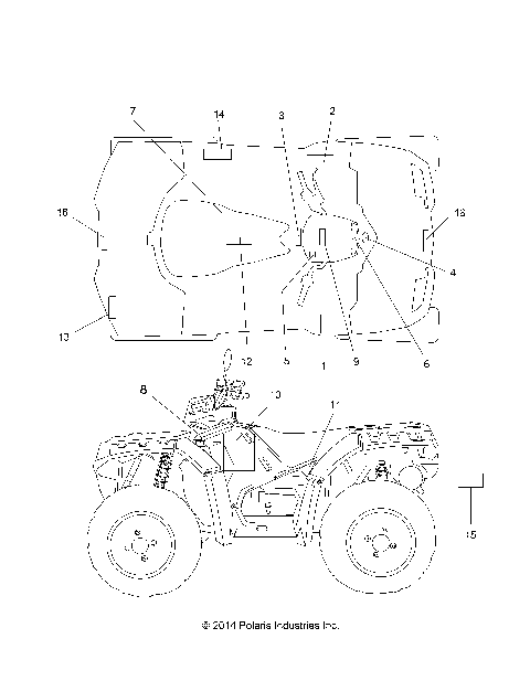 BODY, DECALS - A15SXE95FK (49ATVDECAL15F1EU)