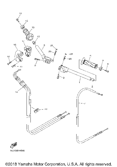 STEERING HANDLE CABLE