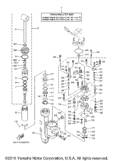 POWER TRIM TILT ASSY 1