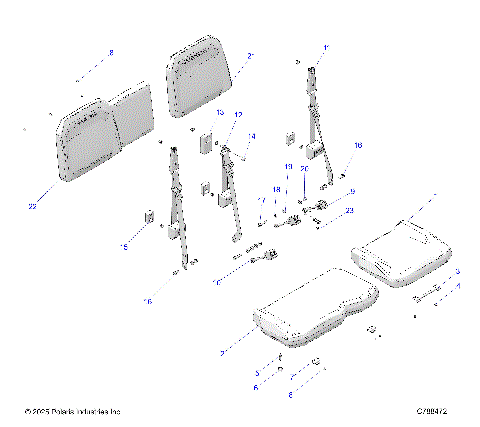 BODY, SEAT PREMIUM UNITS -  R26TAE99A9/AF/AJ/AK/B9/BF/BJ/BK (C788472)