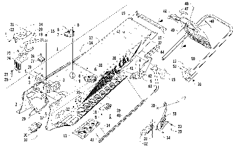 TUNNEL, REAR BUMPER, AND SNOWFLAP ASSEMBLY [98463]