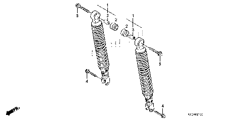 REAR SHOCK ABSORBER