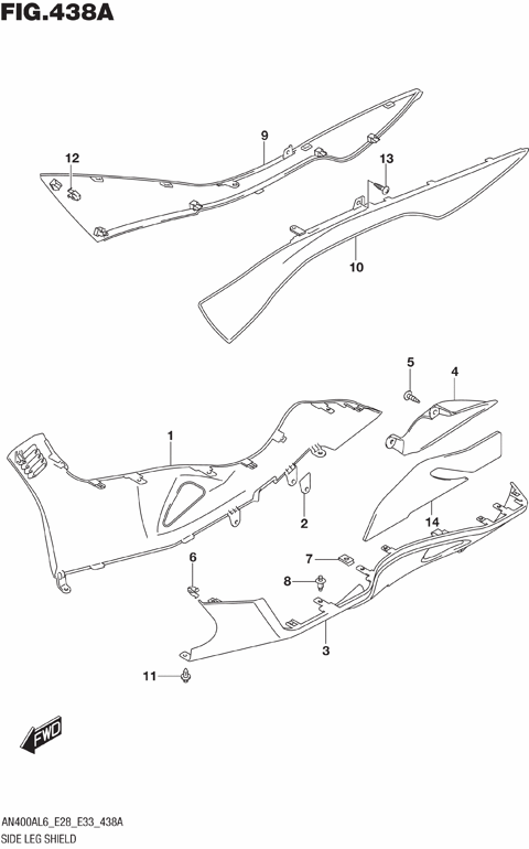 SIDE LEG SHIELD (AN400AL6 E33)