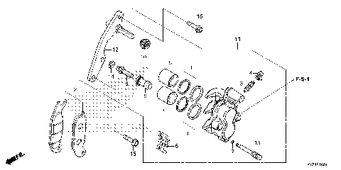FRONT BRAKE CALIPER (2)