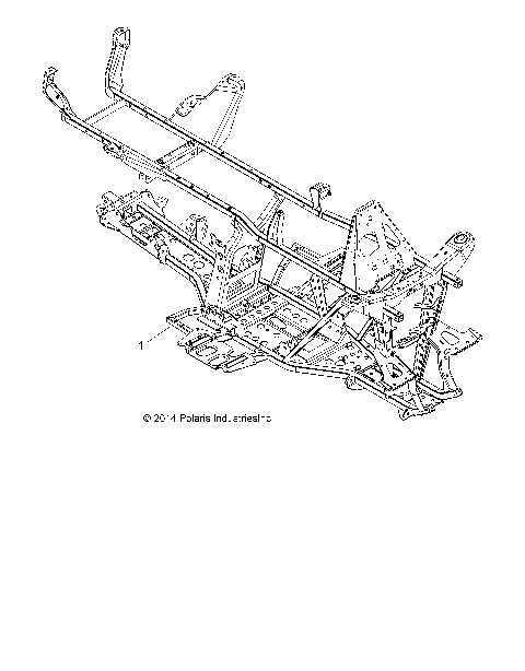 CHASSIS, FRAME - A18SEA57F1/SEE57F1/7 (49ATVFRAME15570AA)