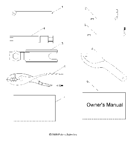 REFERENCES, TOOL KIT and OWNERS MANUALS - R16RVA57A1/B1/E57A9/B9 (49RGRTOOL097004X4)