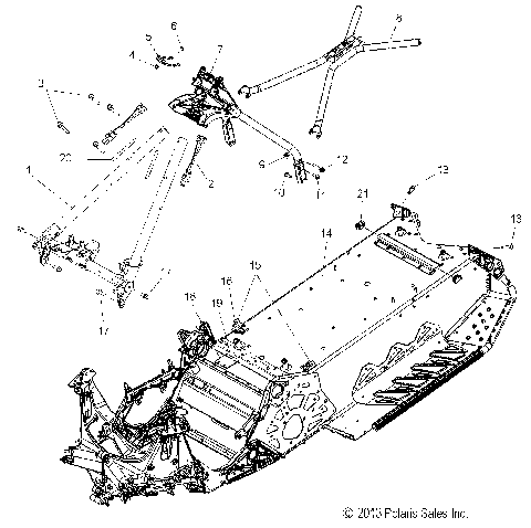CHASSIS, CHASSIS ASM. and OVER STRUCTURE - S14BR8GSA/GSL (49SNOWCHASSISFRT2146SB)