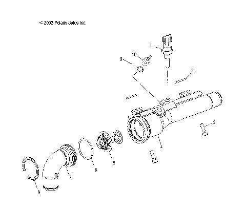 COOLANT RAIL - W045305CA/IA/CB/IB/IE/CC/IC/CD/ID/IF (4990579057B10)