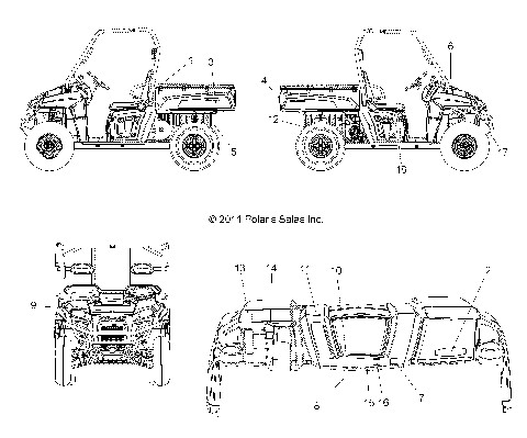 BODY, DECALS - R13TH90DG (49RGRDECAL12900D)