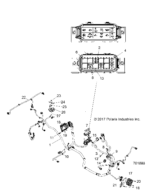 ELECTRICAL, WIRE HARNESS - Z18VBE99BW (701880)