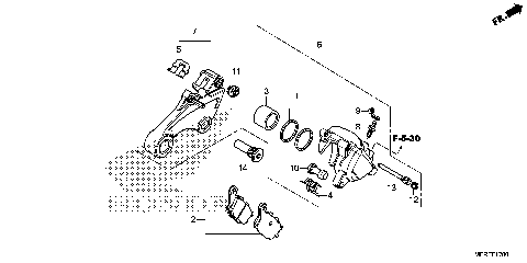 REAR BRAKE CALIPER (1)