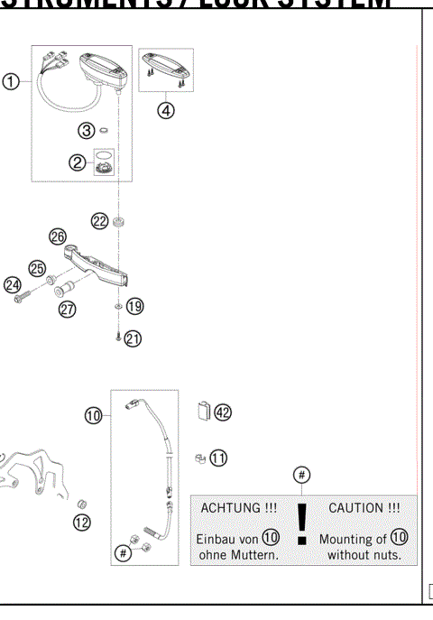 INSTRUMENTS / LOCKSYSTEM 