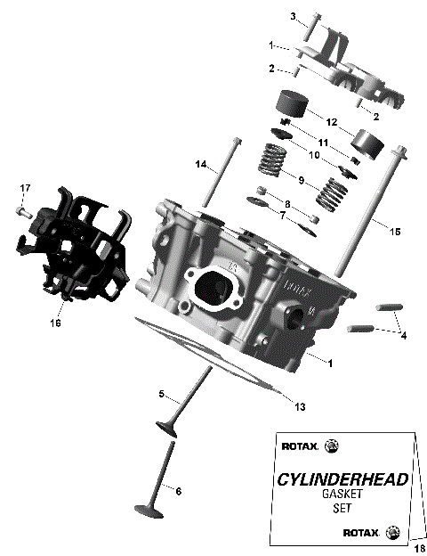 01- ROTAX - Cylinder Head