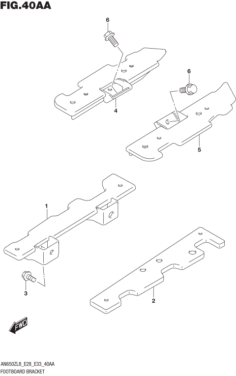 FOOTBOARD BRACKET