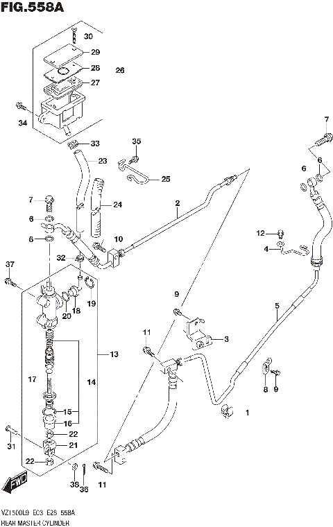 REAR MASTER CYLINDER