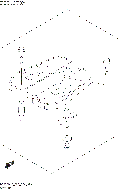 OPTIONAL (TOP CASE BRACKET SET)